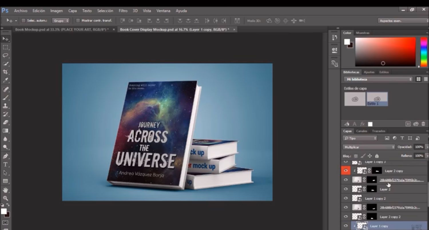 Download Cómo editar mockups en Adobe Photoshop y Gimp ~ Maqueta tu libro